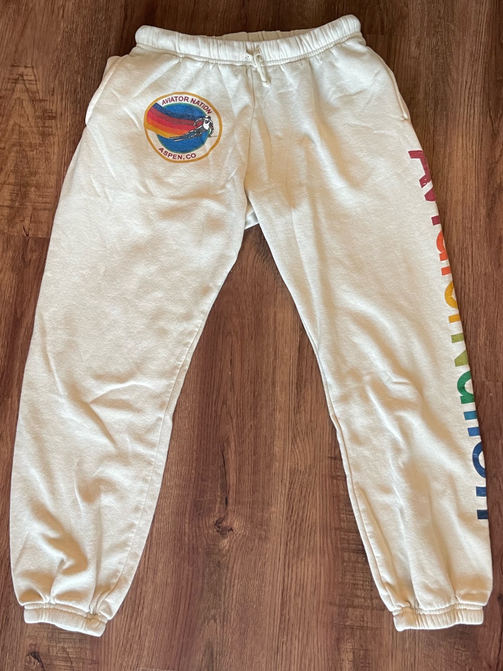 Men’s Aspen Aviator Nation Rainbow Logo Sweatpants
